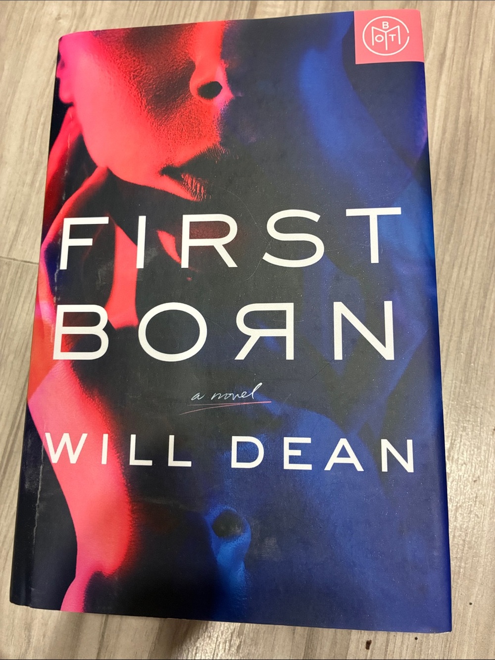First Born by Will Dean - Blue & Red hardcover Novel